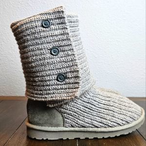 UGG Classic Cardy Knit Boots